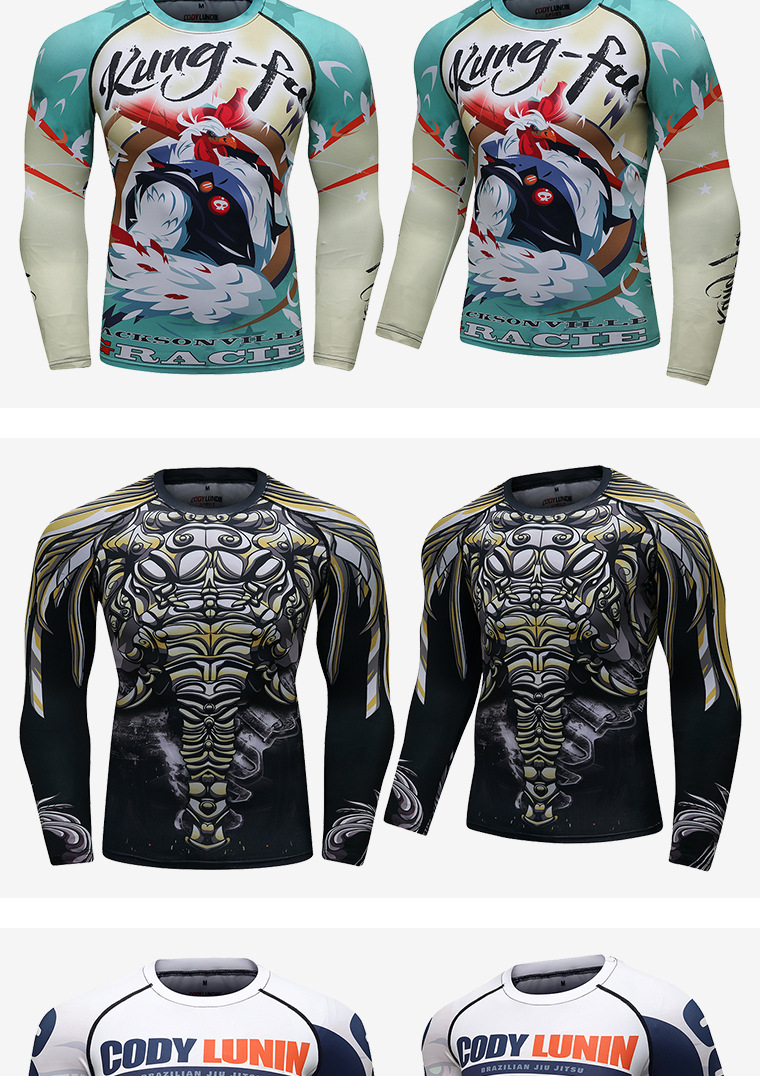 Title 2, Sundial BJJ Rash Guard para Jiu-Jitsu brasileño...