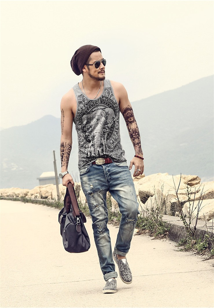 Title 4, Elephant print tank top