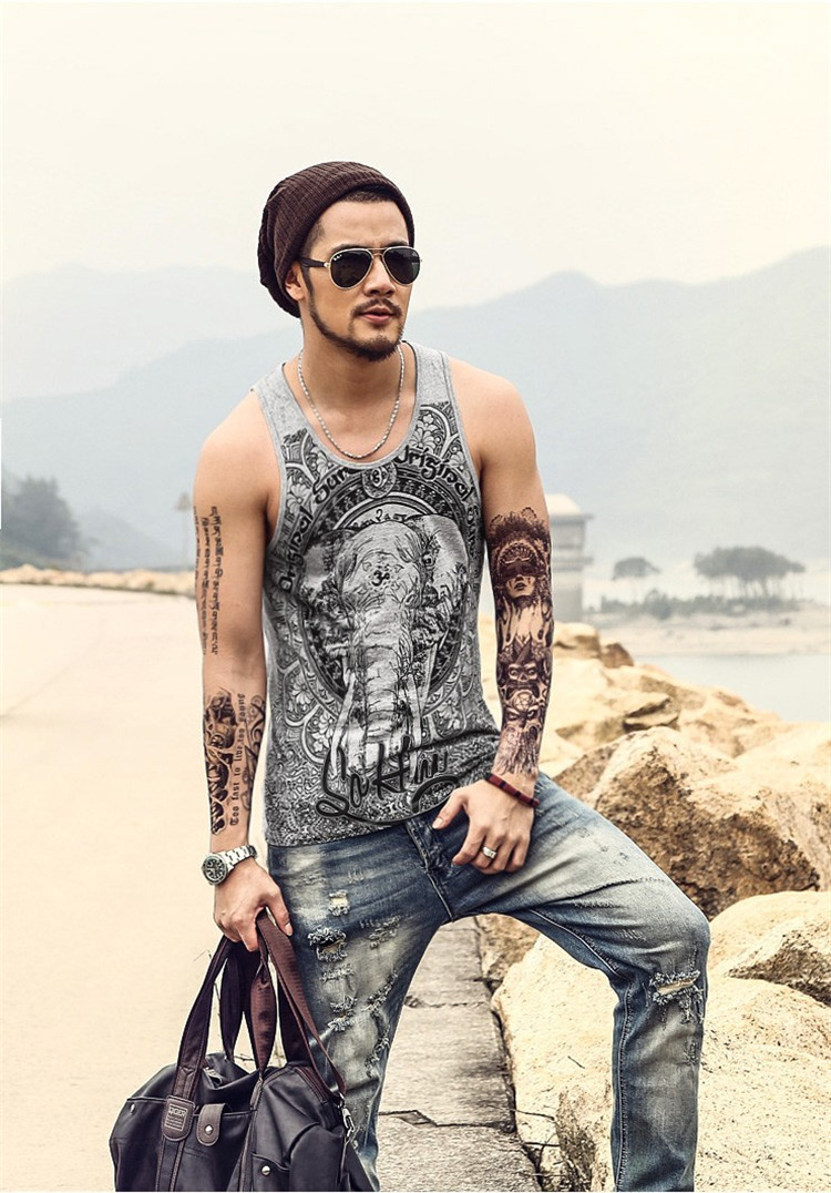 Title 6, Elephant print tank top