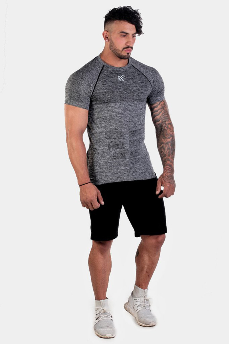 Title 21, Summer running sports fitness short sleeve t-shirt