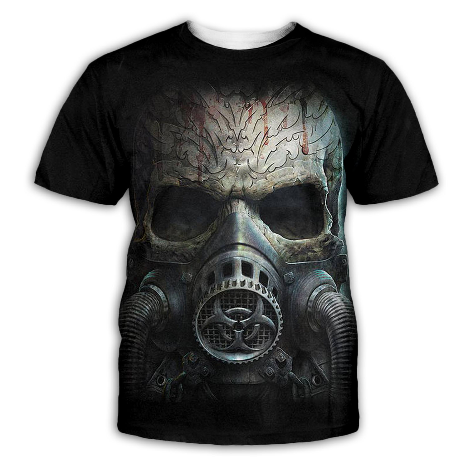 Title 4, Printed skull cool crew neck short sleeve T-shirt