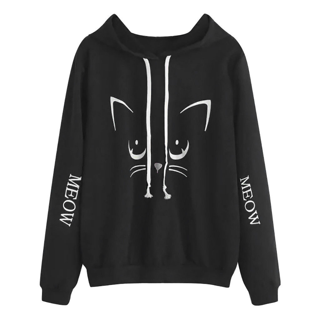 Title 6, Printed long sleeve loose hoodie