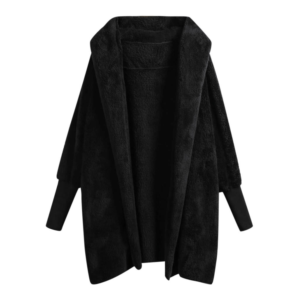 Title 4, Reversible fleece hooded threaded cuff coat. Co...