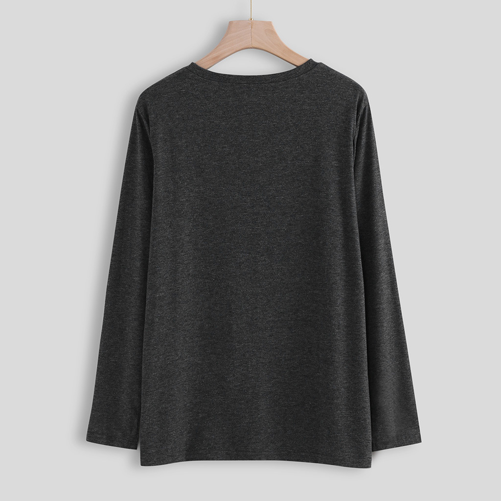 Title 36, Letter round neck long sleeve t-shirt