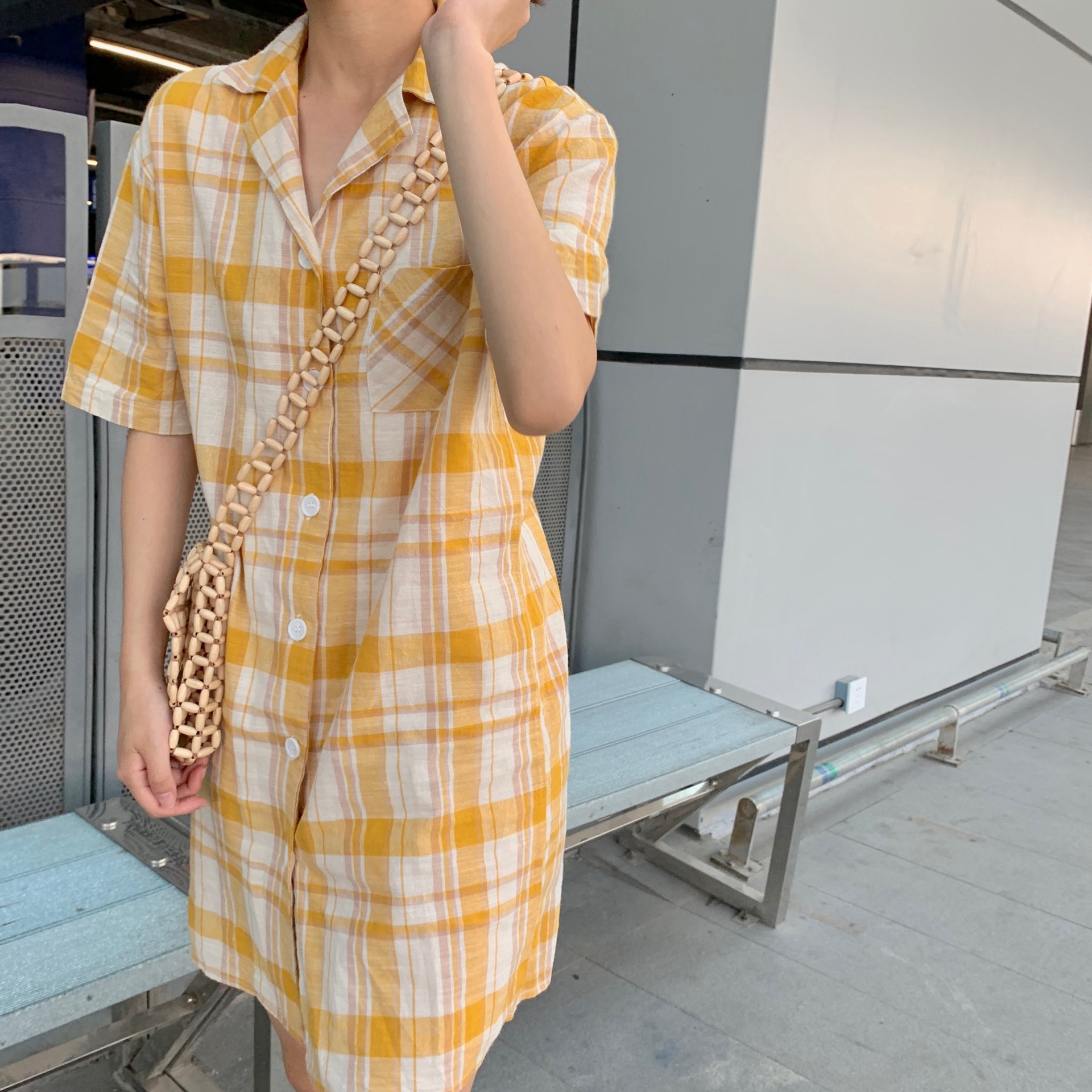 Title 11, Retro Plaid Shirt Dress