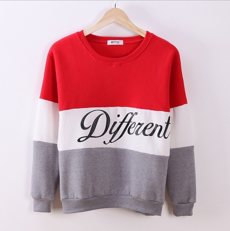 Title 3, Colorblock Alphabet Sweatshirt