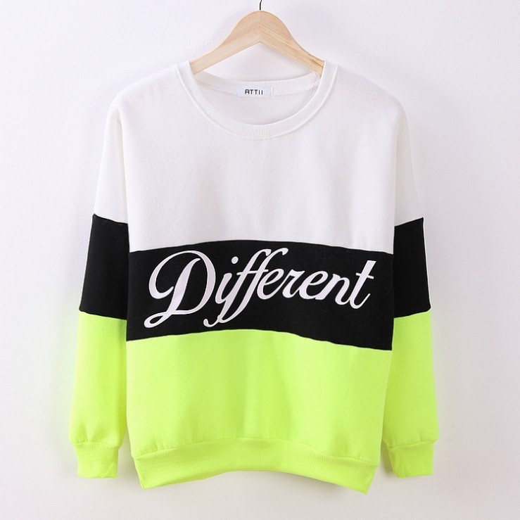 Title 5, Colorblock Alphabet Sweatshirt