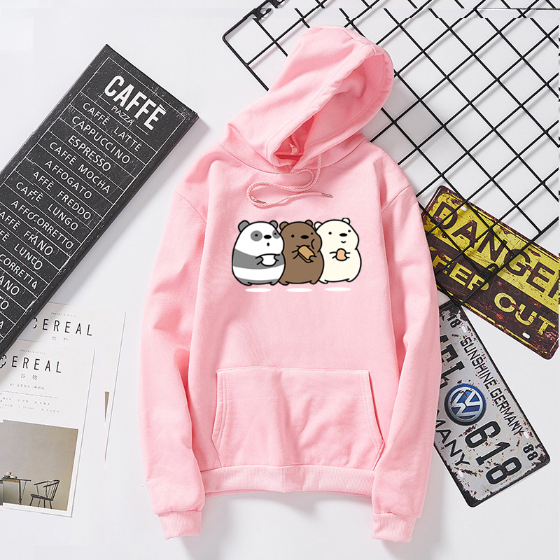 Title 6, Bear bear food print plus hooded sweatshirt