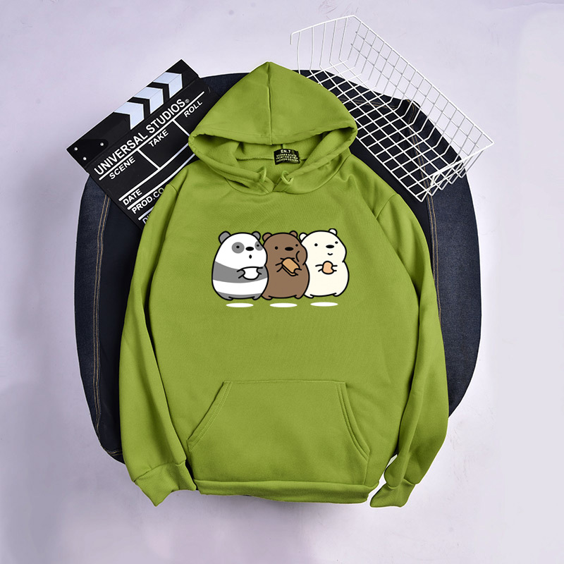 Title 8, Bear bear food print plus hooded sweatshirt