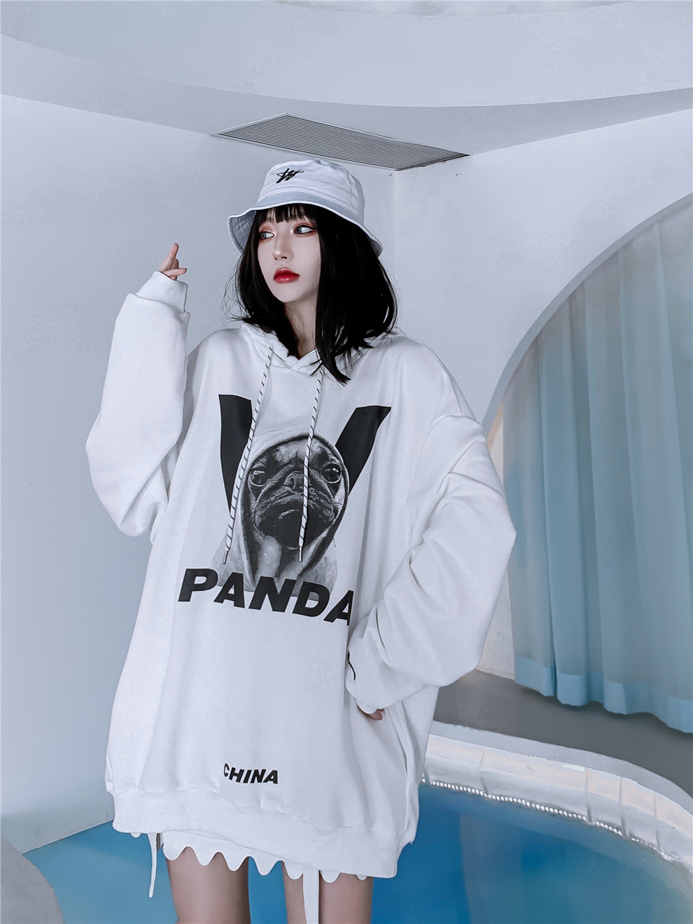 Title 19, Trendy brand hoodie lazy trend loose pullover