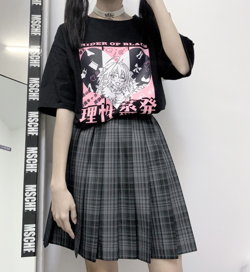 Title 5, Anime print loose short sleeves