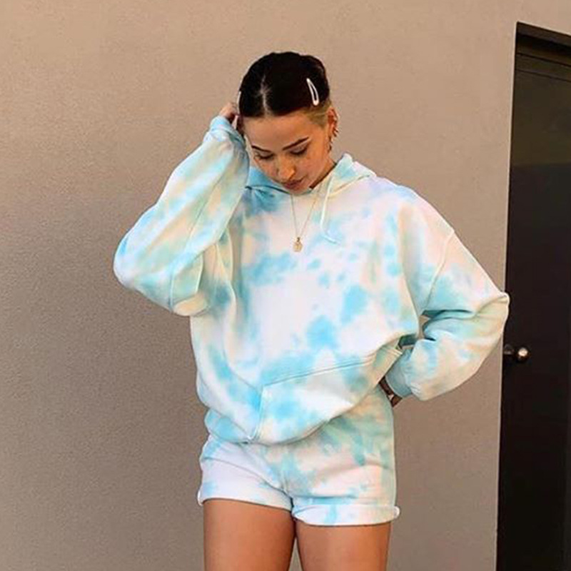 Title 5, Casual loose tie-dye pullover sweater