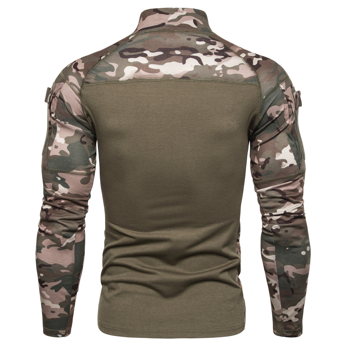 Title 7, Camouflage Panel Zipper T-shirt. Versatile and ...