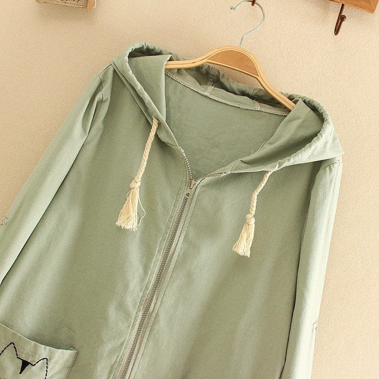 Title 14, Long sleeve hooded jacket