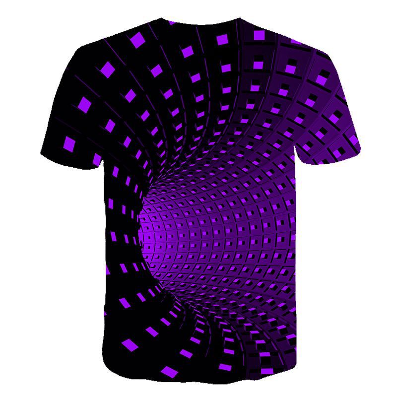 Title 5, Camiseta com estampa de redemoinho 3D, estilo m...