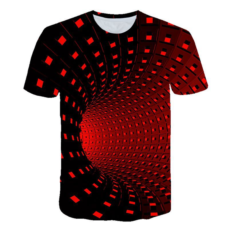 Title 10, Camiseta com estampa de redemoinho 3D, estilo m...