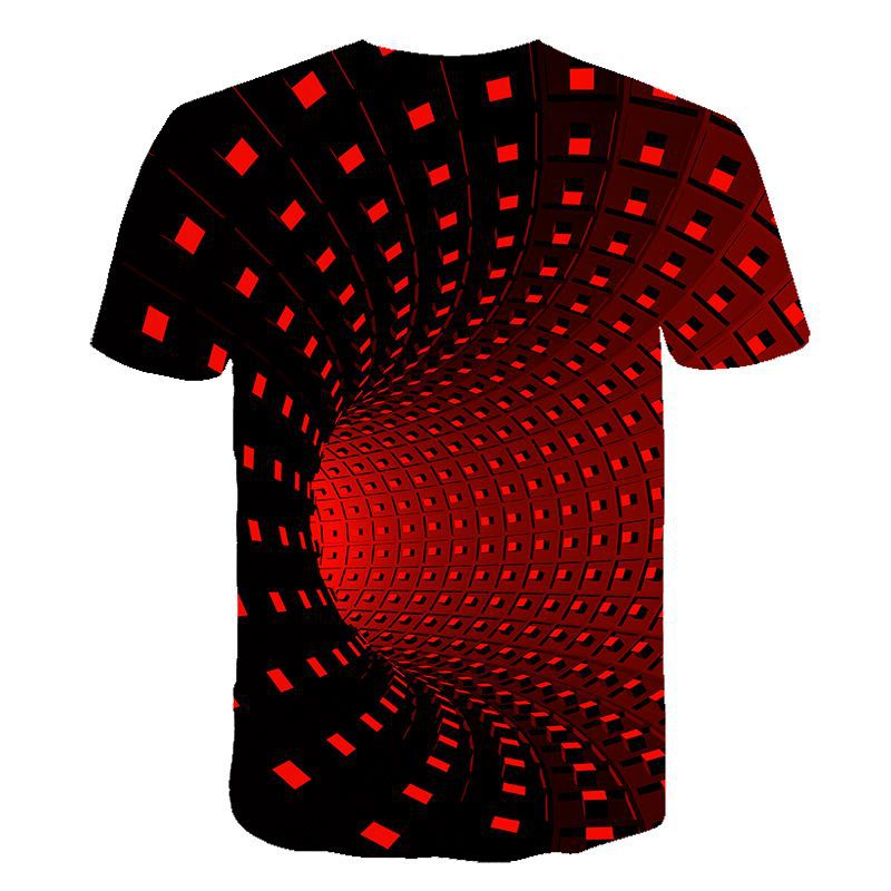 Title 11, Camiseta com estampa de redemoinho 3D, estilo m...