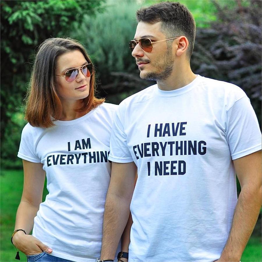 Title 2, T-shirts à manches courtes pour couples. Confor...