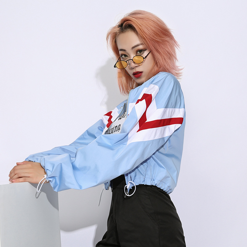 Title 10, Geometric patchwork jacket baseball jersey