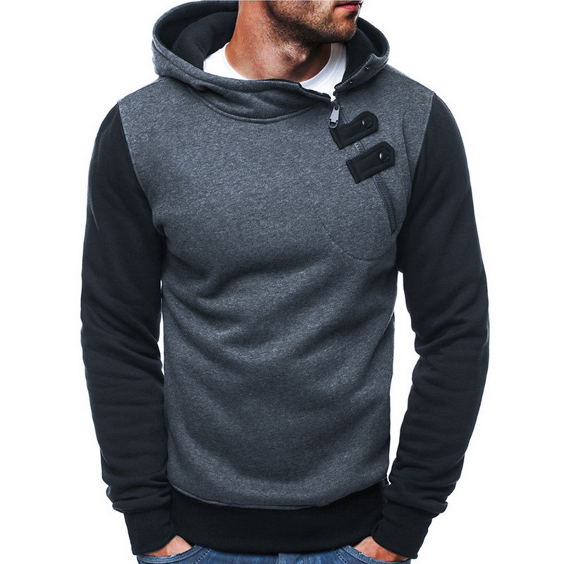 Title 2, Mens Fleece Thickened Hoodie