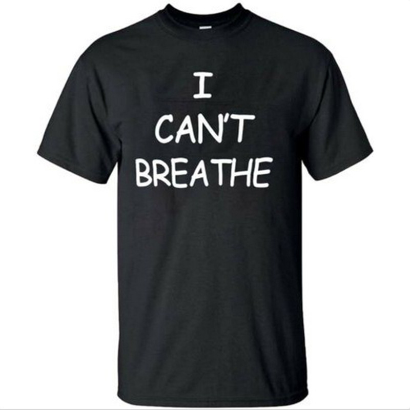 Title 2, Camiseta para hombre "I Cant Breathe" estampad...