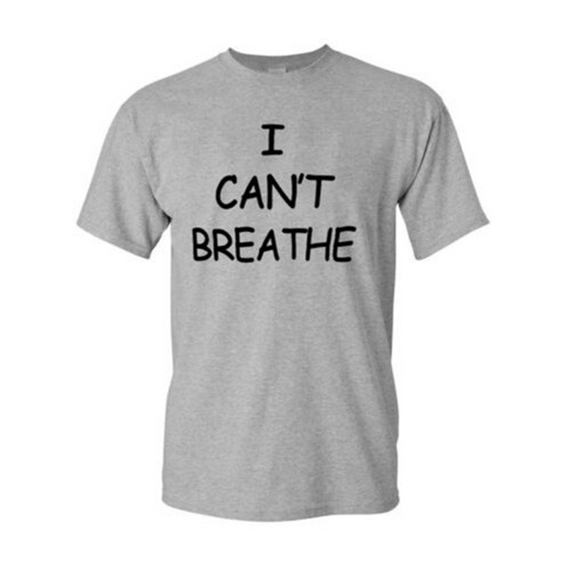 Title 5, "I Cant Breathe" baskılı erkek tişörtü. Bu anl...