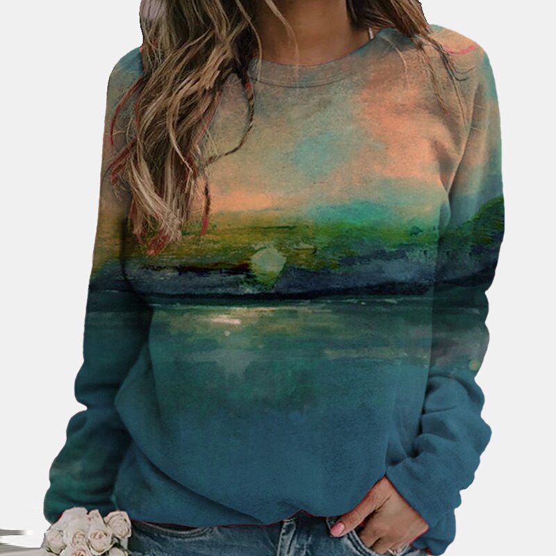 Title 4, Urban casual trend pullover sweater with round ...