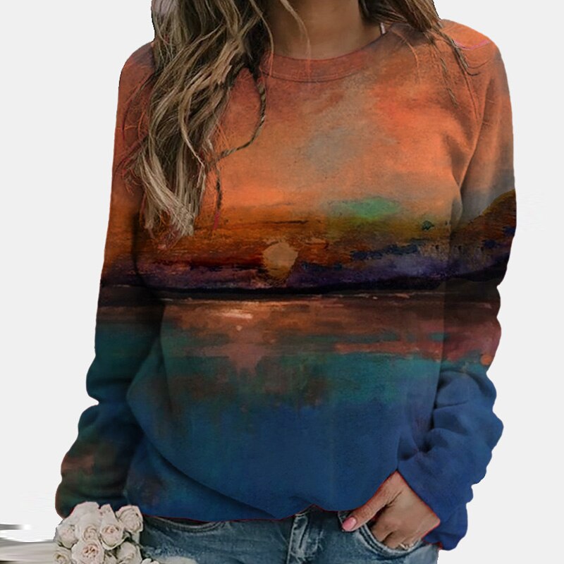 Title 5, Urban casual trend pullover sweater with round ...