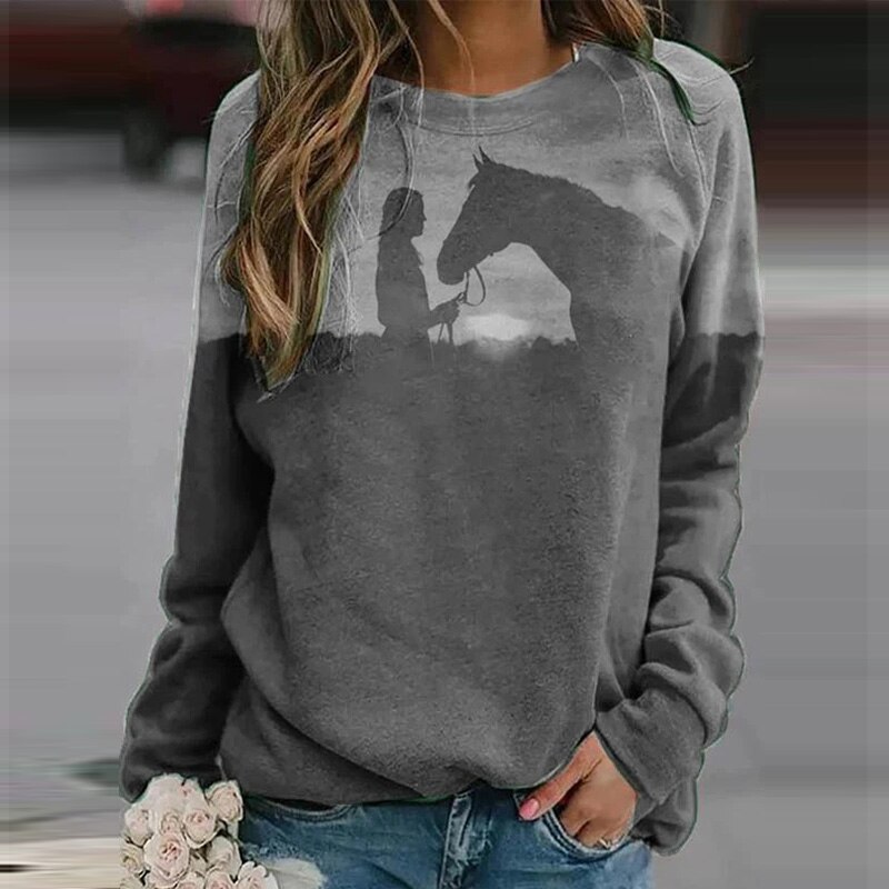 Title 7, Urban casual trend pullover sweater with round ...