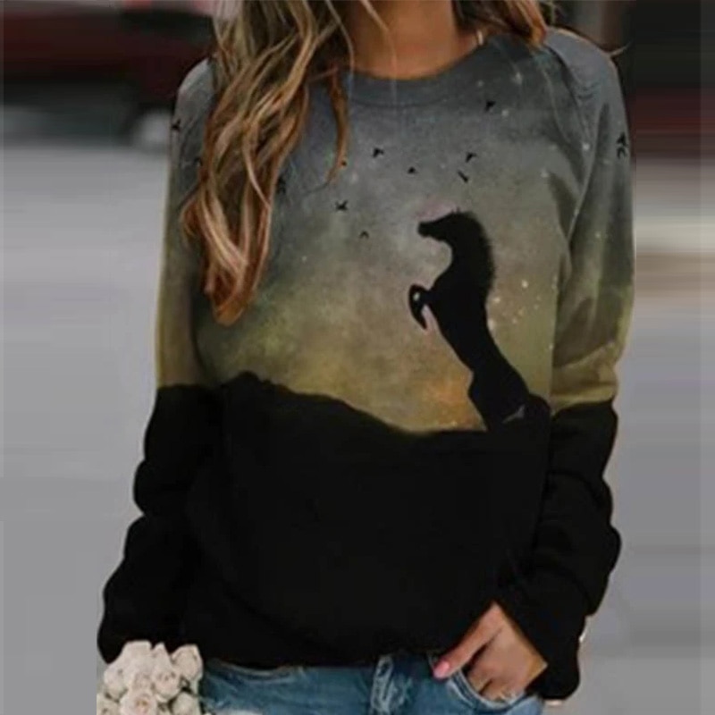 Title 8, Urban casual trend pullover sweater with round ...