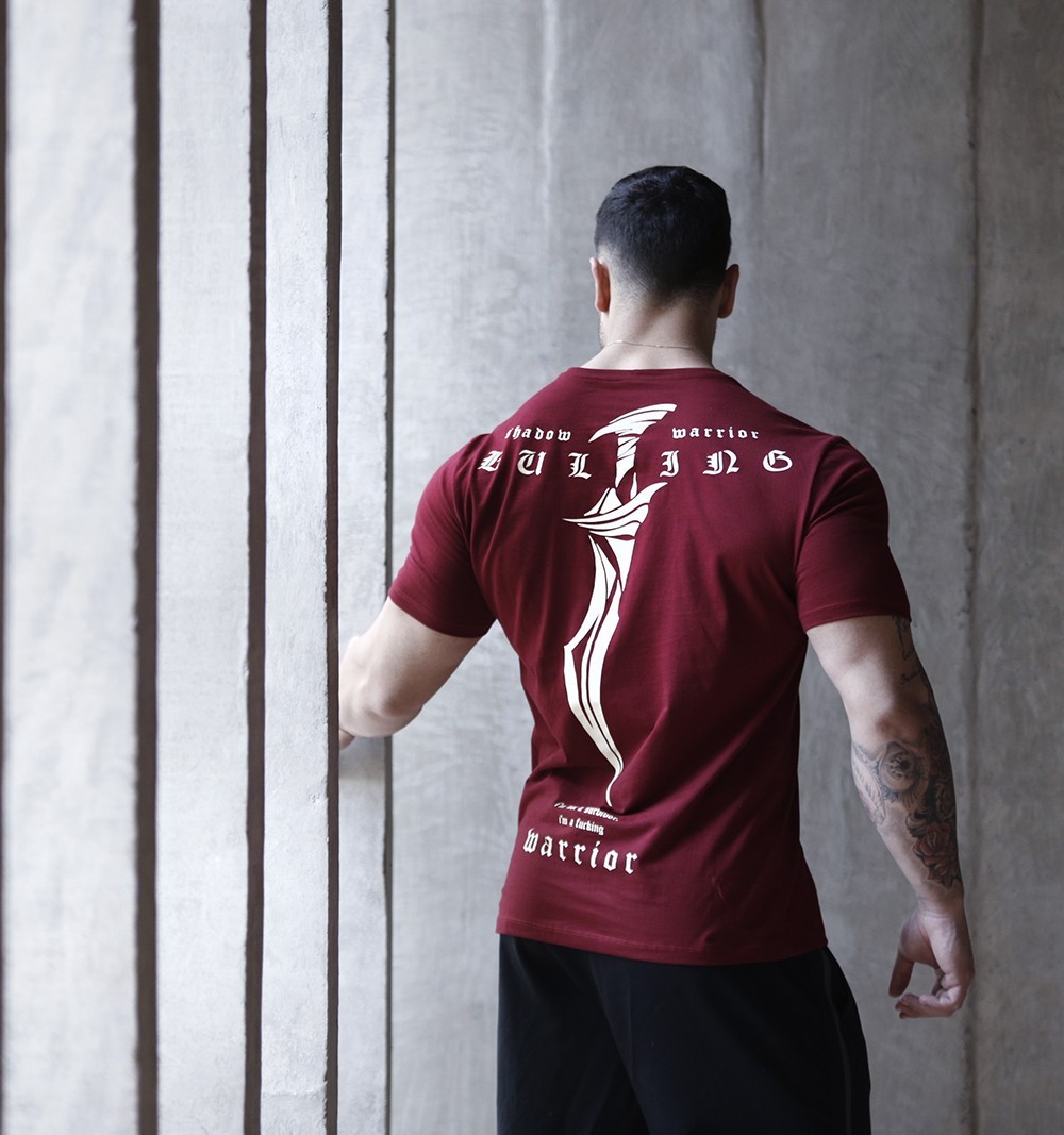 Title 4, Round neck fitness sports T-shirt