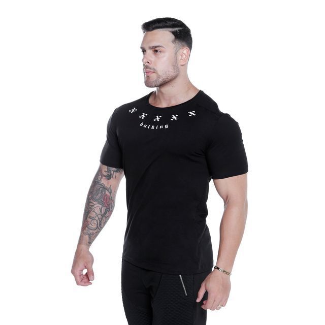 Title 8, Round neck fitness sports T-shirt