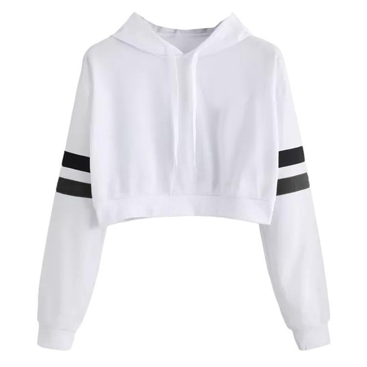 Title 2, Ladies Hooded Loose Long Sleeve Sweatshirt