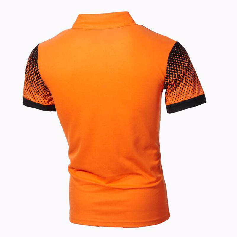 Title 9, Mens gradient 3D printed polo T-shirt. Breatha...