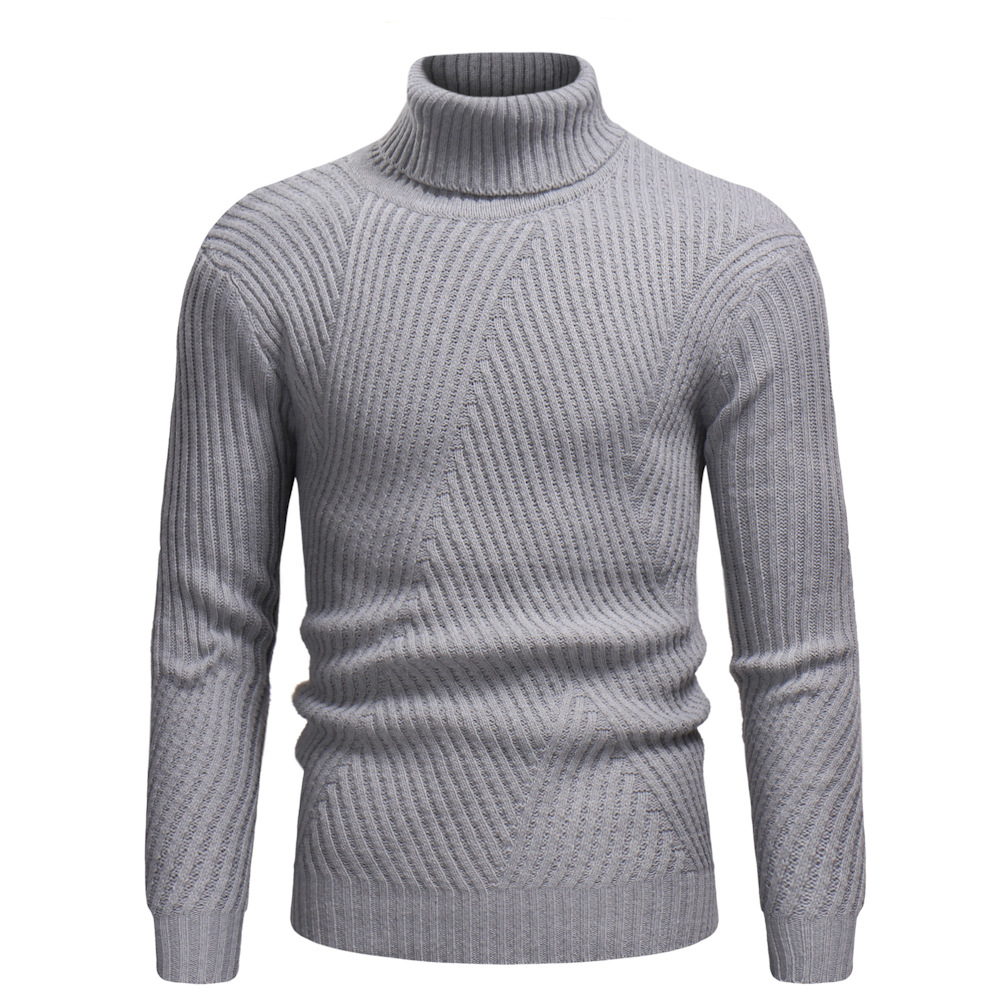 Title 5, Striped turtleneck sweater for women, a winter ...