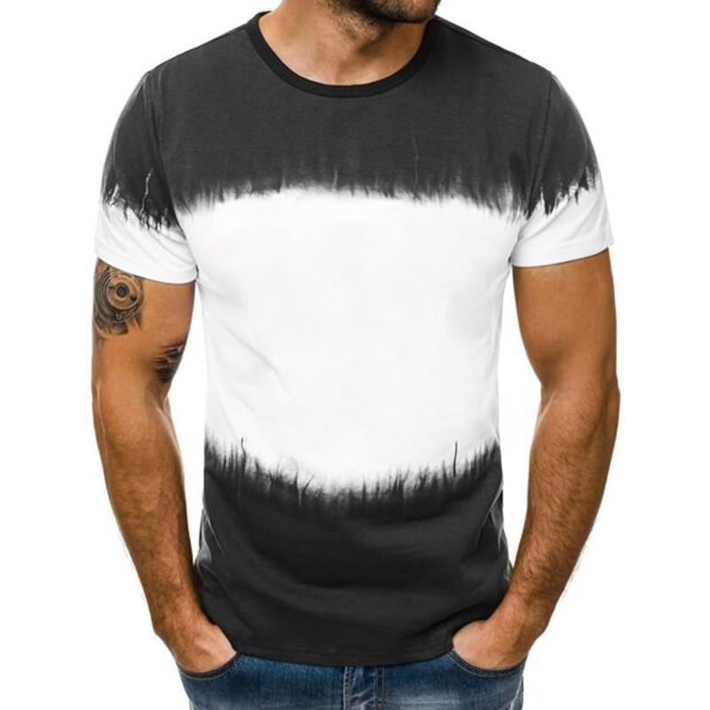 Title 4, New European and American mens dyed T-shirt