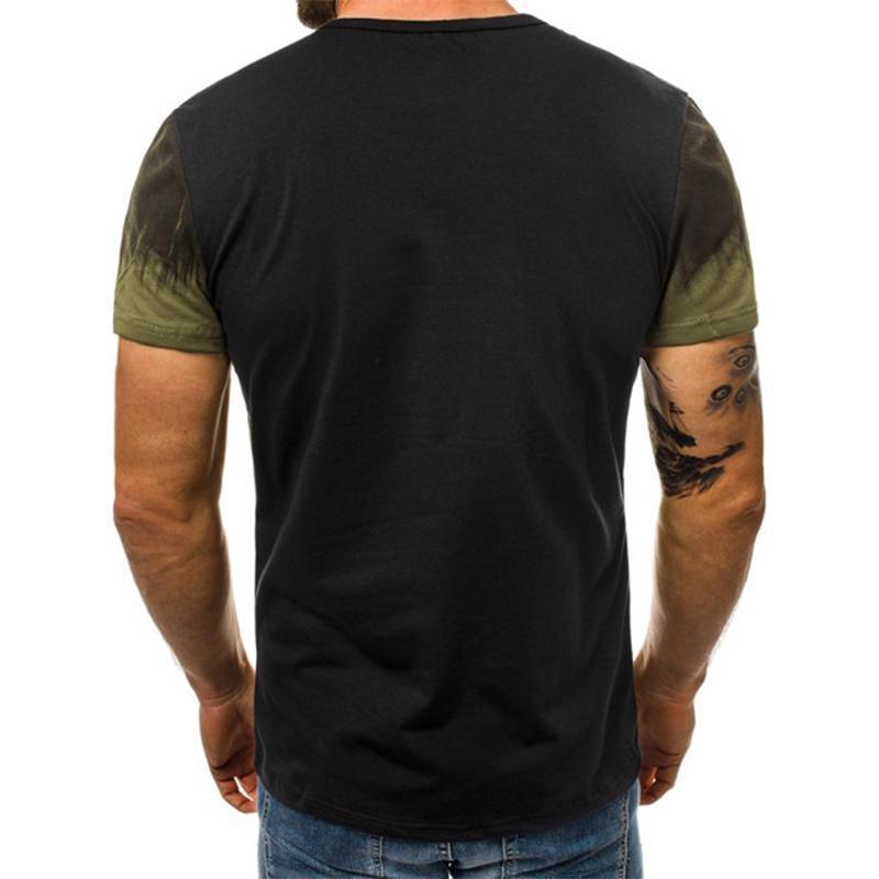 Title 5, New European and American mens dyed T-shirt