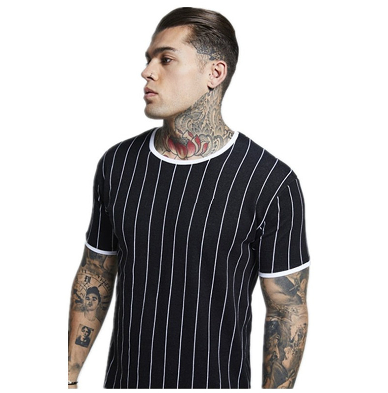 Title 5, Mens Striped Print T-shirt — Comfortable every...