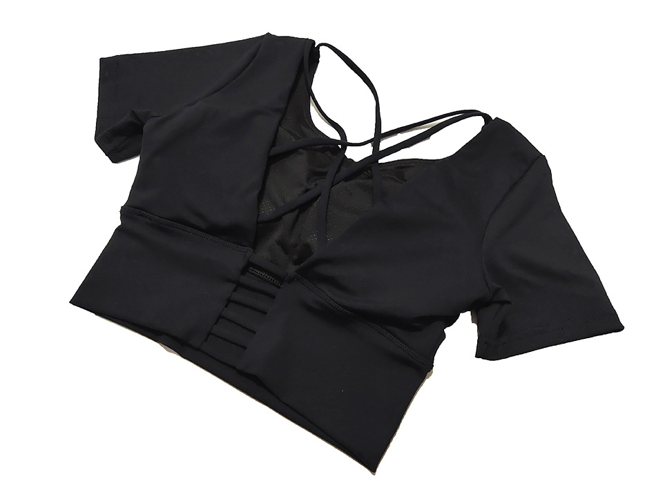 Title 28, Yoga wear with chest pad