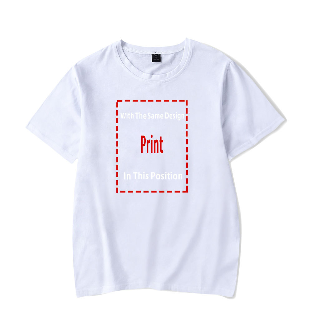 Title 4, Printed loose and comfortable short sleeve T-shirt