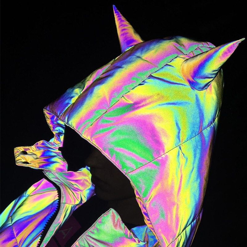 Title 4, New winter rainbow reflective jackets. Stay vis...