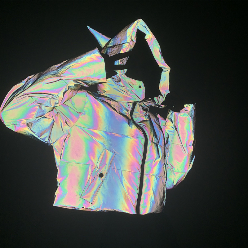 Title 8, New winter rainbow reflective jackets. Stay vis...