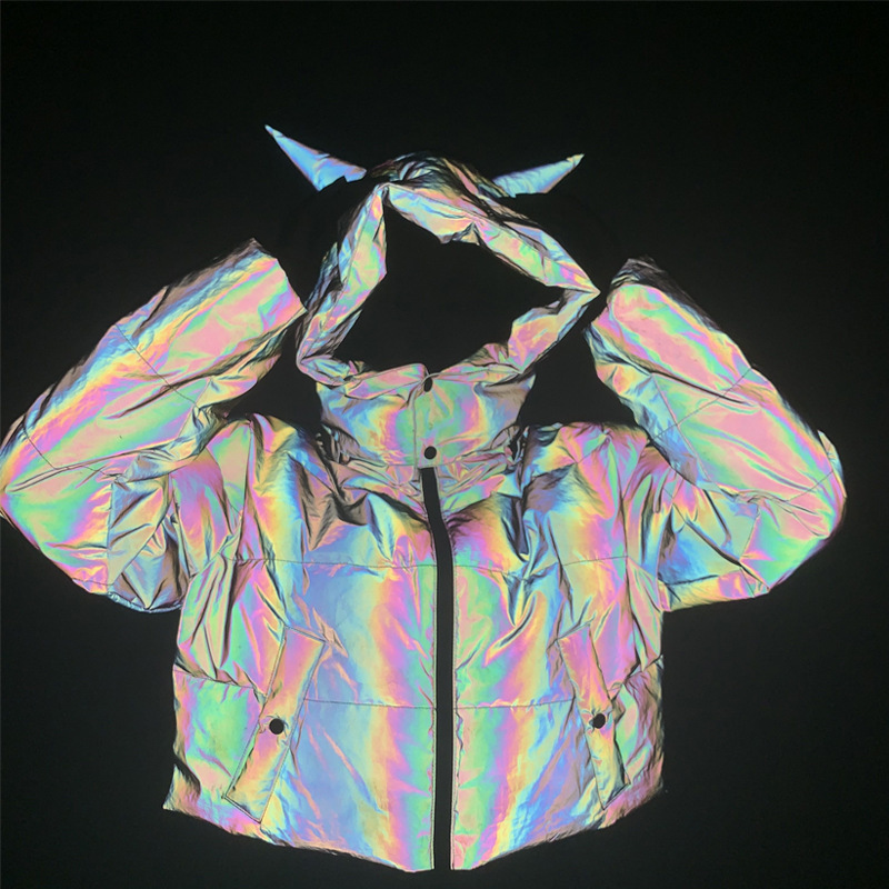 Title 10, New winter rainbow reflective jackets. Stay vis...