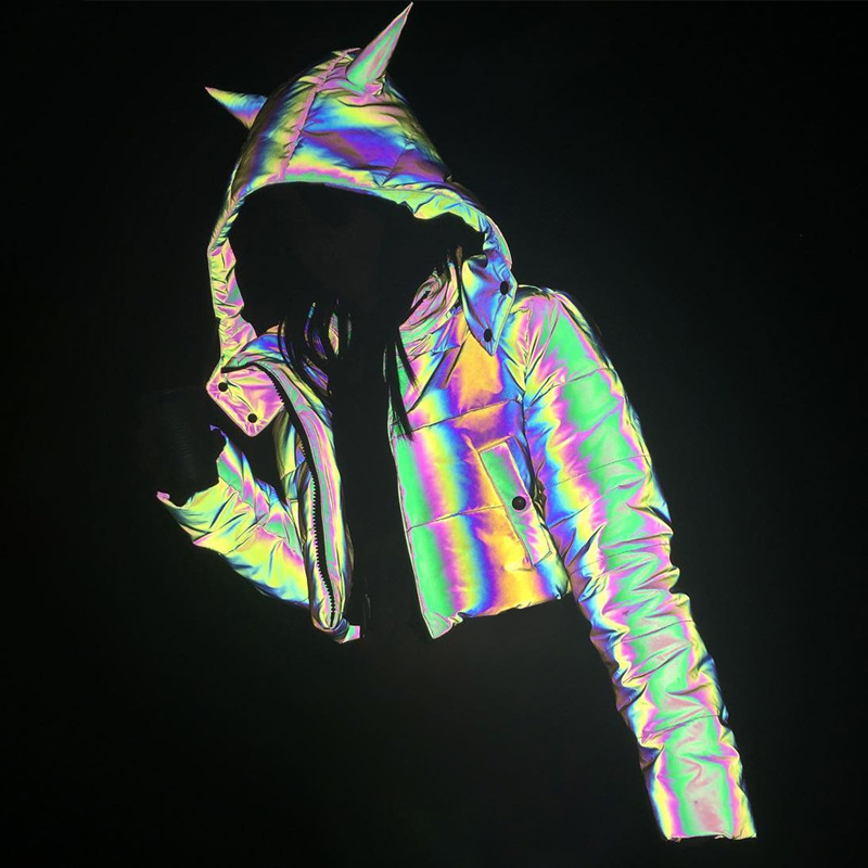 Title 11, New winter rainbow reflective jackets. Stay vis...