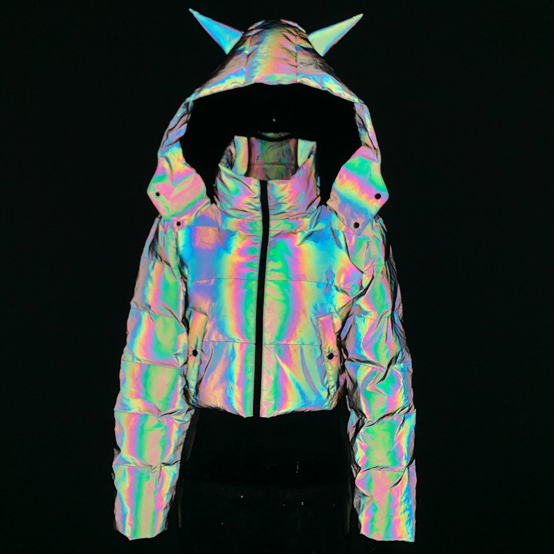 Title 17, New winter rainbow reflective jackets. Stay vis...