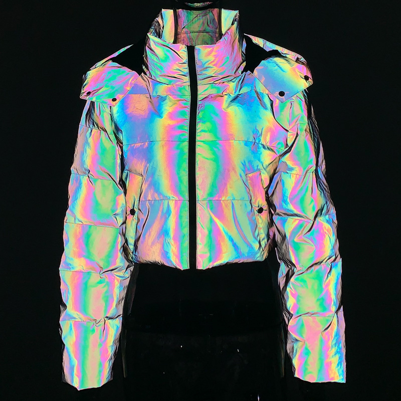 Title 20, New winter rainbow reflective jackets. Stay vis...