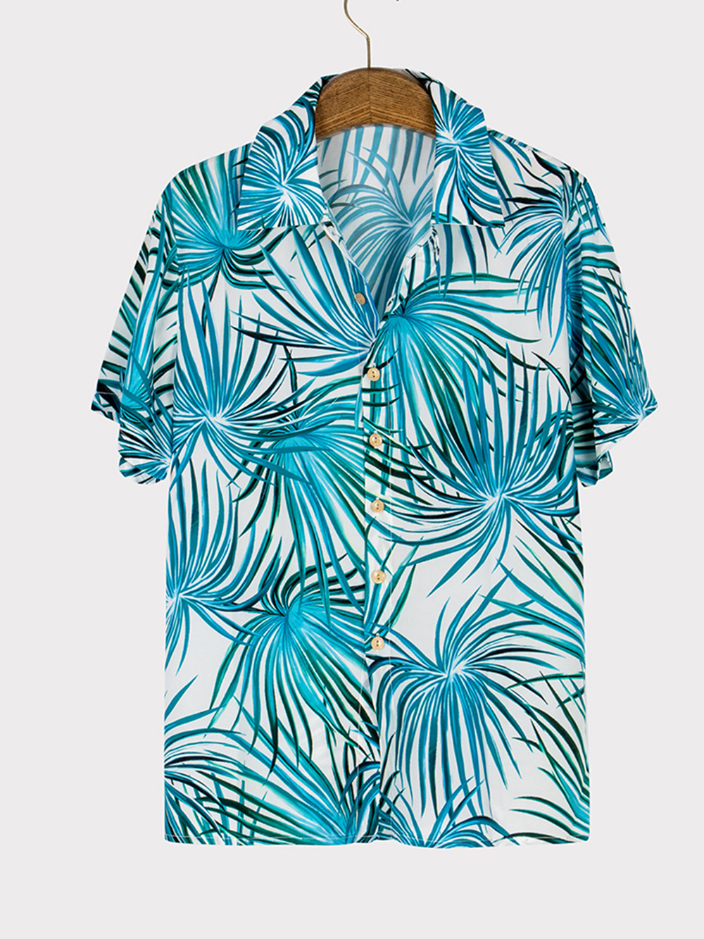 Title 5, Beach Maple Leaf Kurzarm-Shirt für den Strand. ...