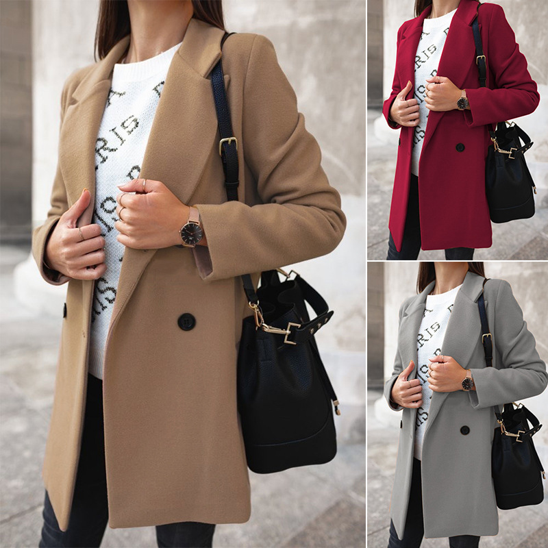 Title 2, Cappotto in lana da donna, caldo ed elegante. I...