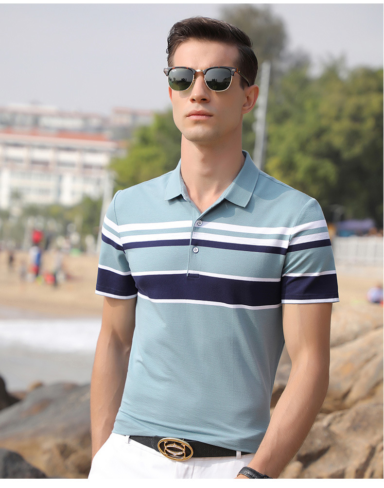 Title 2, Cotton Lapel T-shirt Experience ultimate comfor...