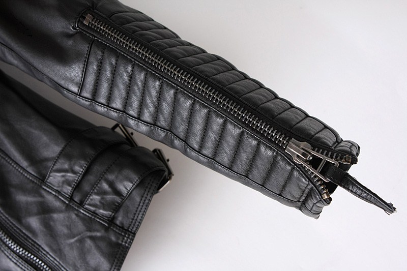 Title 13, Locomotive PU leather clothing for a bold, mode...